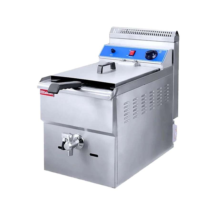 سرخ کن تک لگنه گازی رومیزی با شیر تخلیه STAR