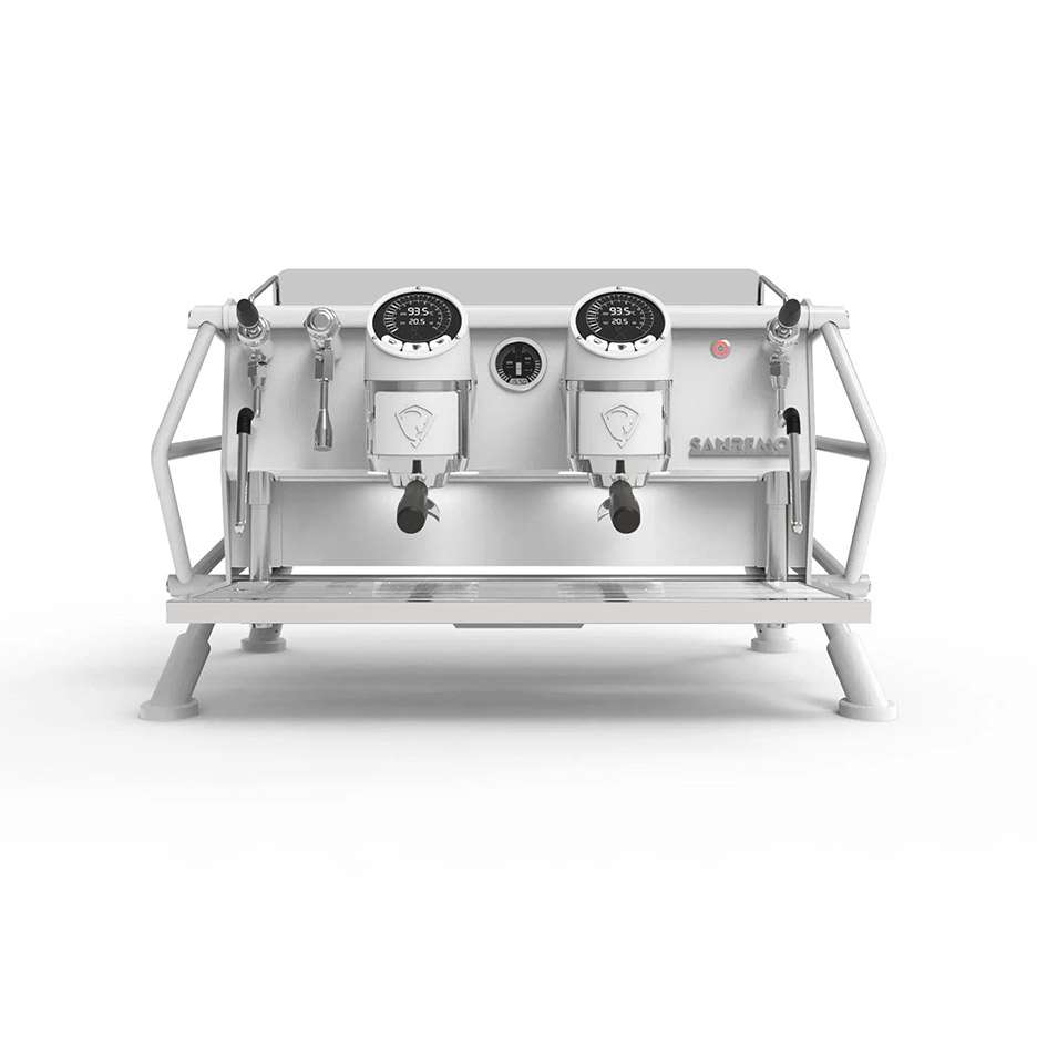 اسپرسو ماشین CAFE RACE FULL WHITE دو گروپ