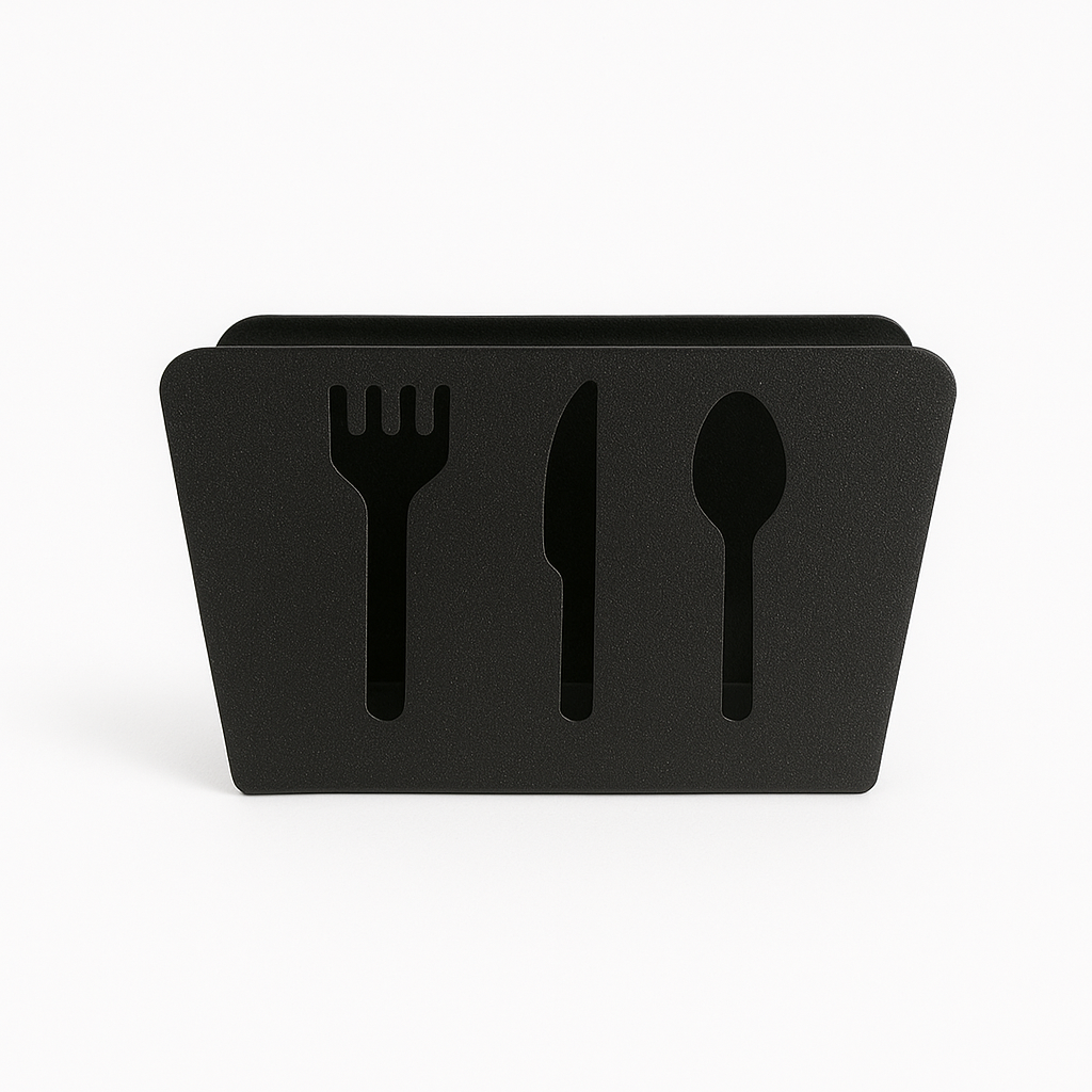 جا دستمالی فلزی طرح چنگال