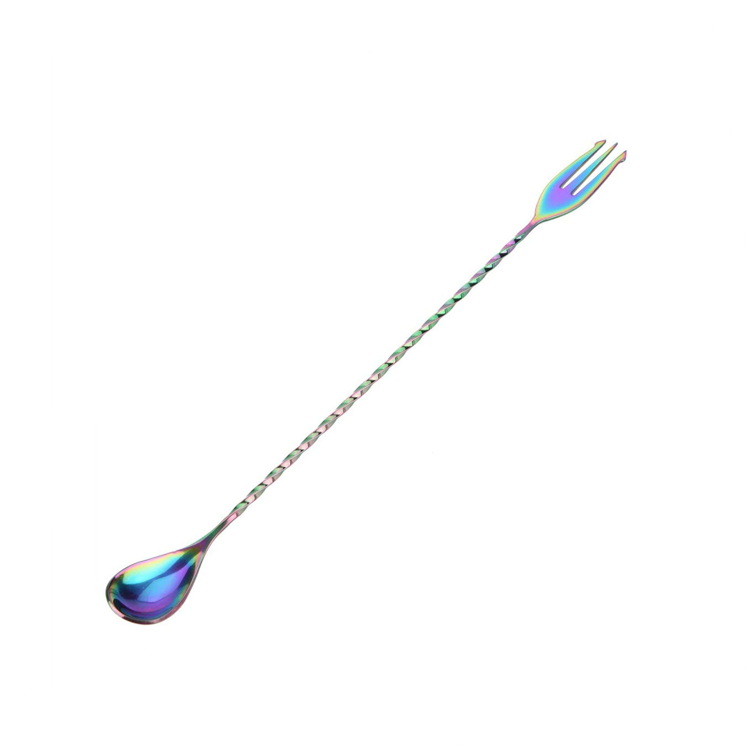 بار اسپون ته چنگالی هفت رنگ