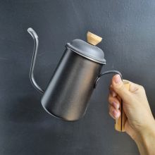 کتل مشکی دسته چوبی
