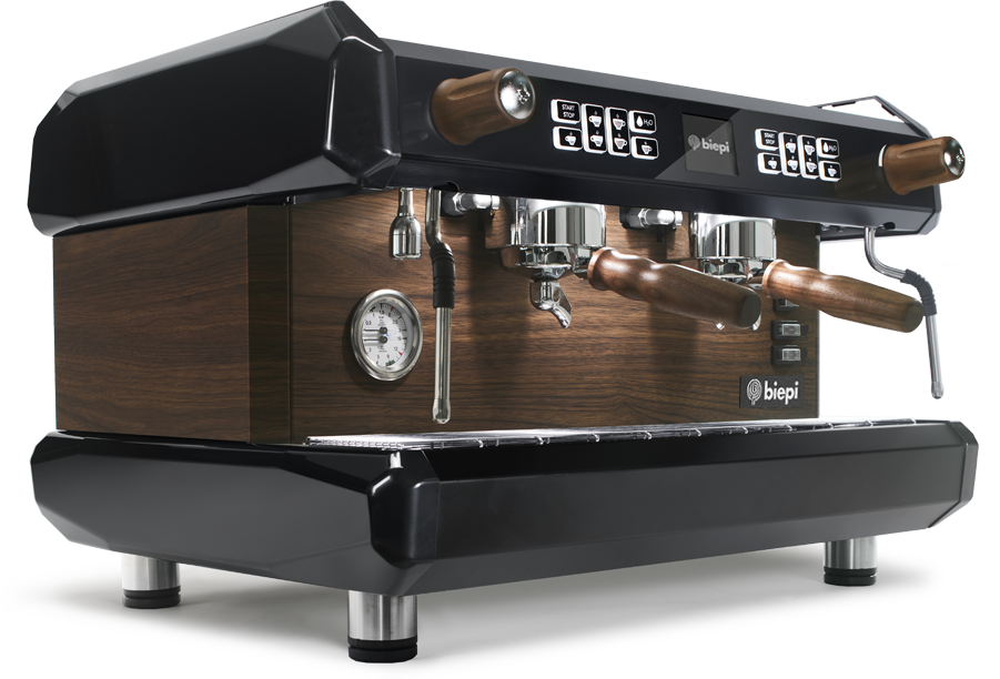 اسپرسو ماشین MCE Biepi Auto دو گروپ طرح چوب( تال کاپ)