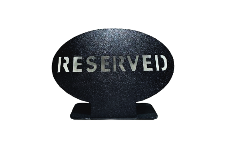 استند رزرو رومیزی فلزی گرد