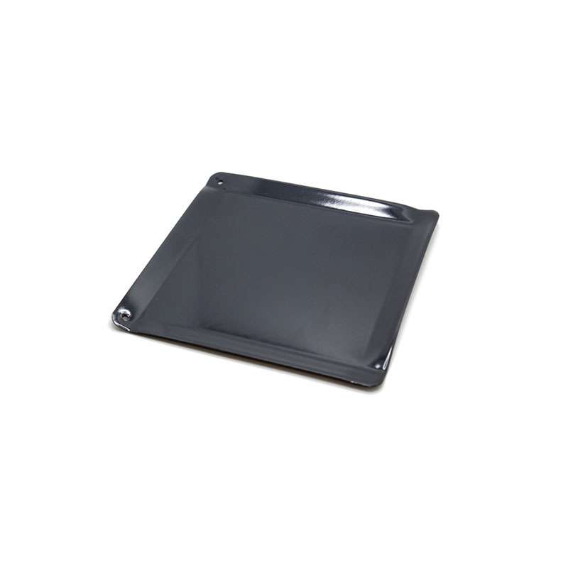 بشقاب مربع لعابی مشکی