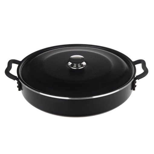 تاوه دو دسته درب گرانیت زرساب سایز 35