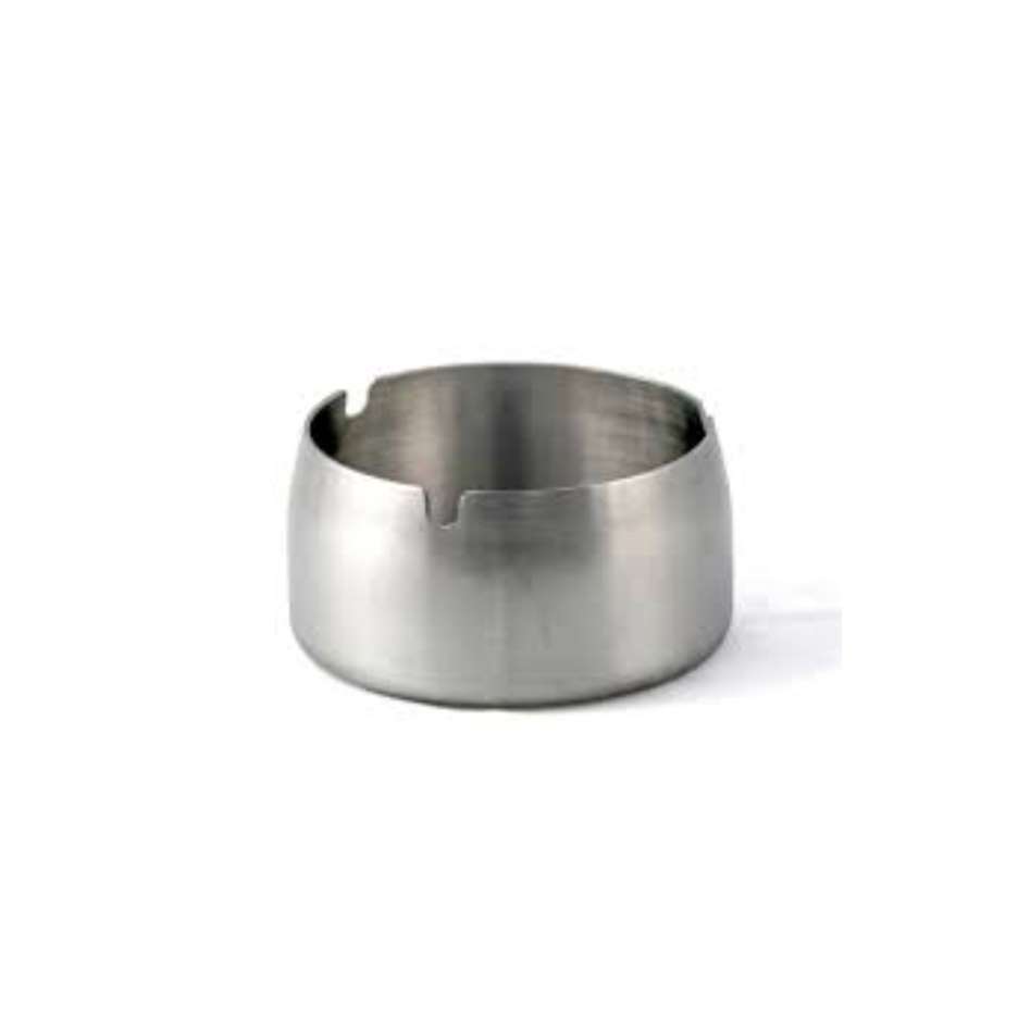 زیر سیگاری گرد استیل کوچک لبه دار