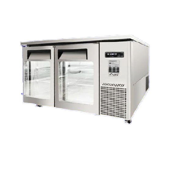 فریزر میزکار استیل درب شیشه ای ایگلو