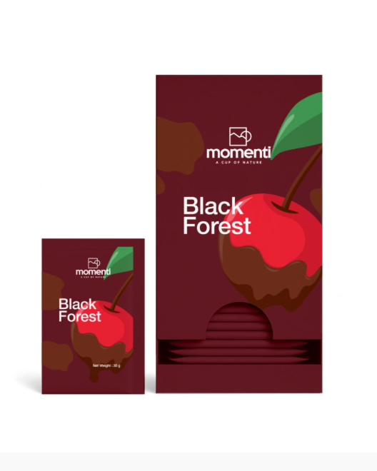 هات چاکلت طعم دار Black Forest مومنتی