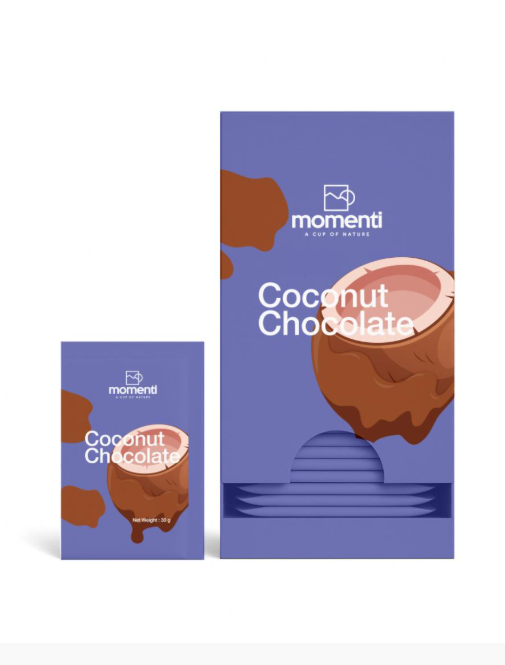 هات چاکلت طعم دار Coconut مومنتی