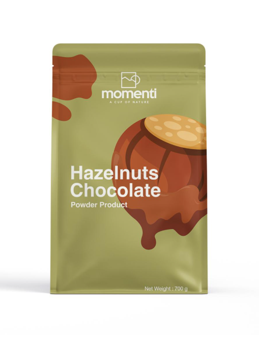 هات چاکلت طعم دار Hazelnuts مومنتی