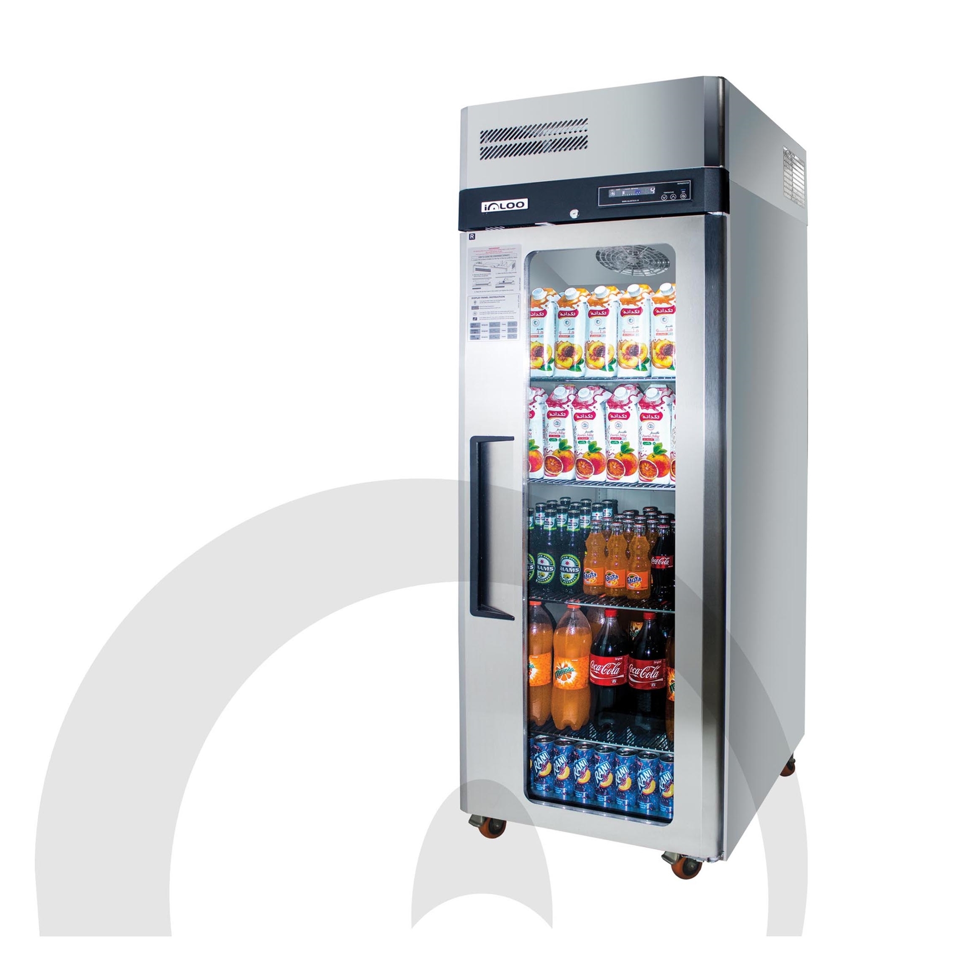 یخچال ایستاده درب شیشه ای ایگلو