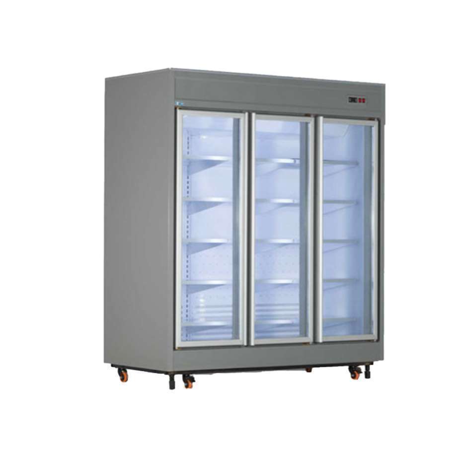 خرید یخچال فروشگاهی کینو ویترینی سه درب مدل RV31